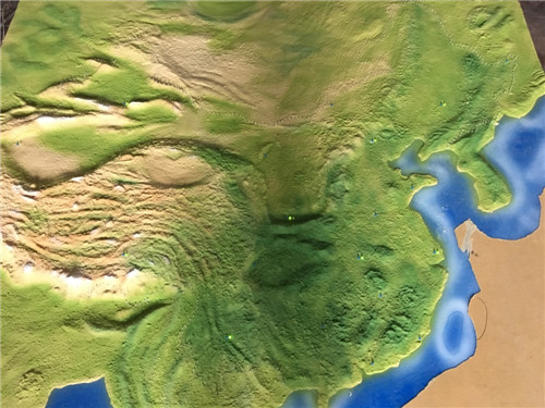中國地圖模型